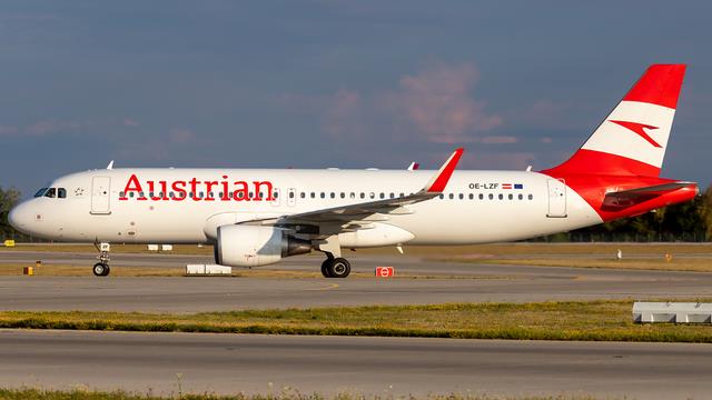 OE-LZF:Airbus A320-200:Austrian Airlines